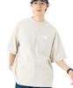 NEW ERA Short Sleeve Oversized Stone white Oversized Cotton Tee Box Logo T-Shirt S/S