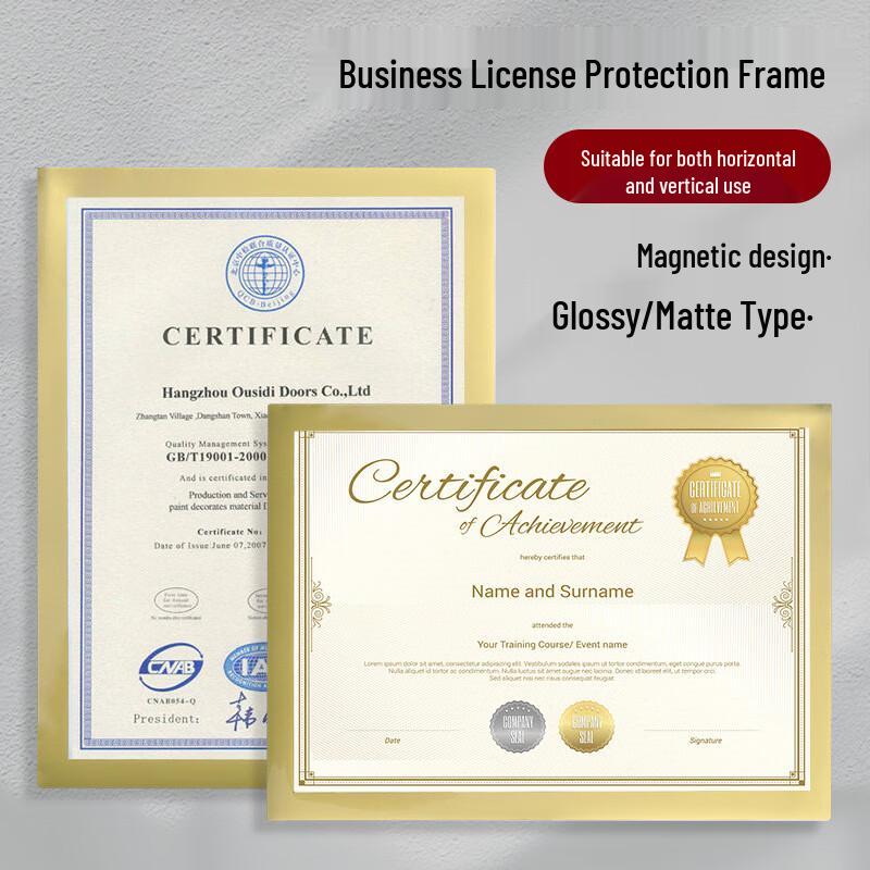 A4 Magnetic Document Frame