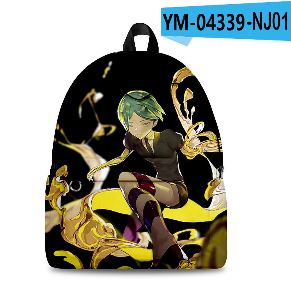 Classic Novelty Land of the Lustrous student Bookbag Notebook Backpacks 3D Print Oxford Waterproof Boys/Girls Travel Backpacks