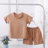 Children's Short-sleeved Suit Small Children Girls Summer Boys T-shirt Baby Baby Clothes Children's Clothing Short-sleeved Suit Summer