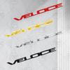 Autocollant Voiture Logo VELOCE Décalcomanie 3D Décoration Carrosserie Badge Emblème Coffre Arrière Pour Giulia Stelvio Giulietta MTO Mito Brera