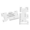 2Pcs Patch‑Work Ruler Mini Household Sewing Machine Template Clothing Measure Draw Stitch