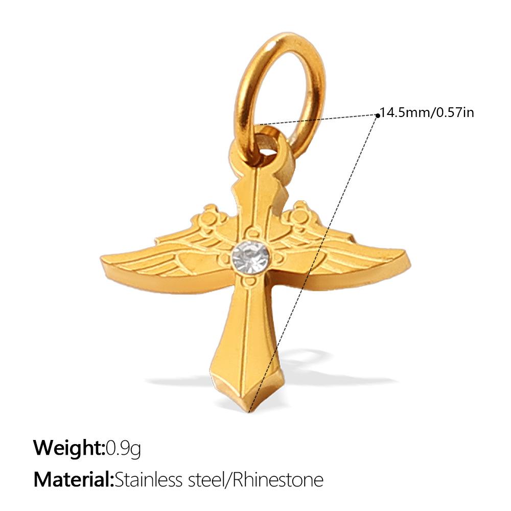 

European and American gold star moon sun planet pendant versatile oil drip diamond personality