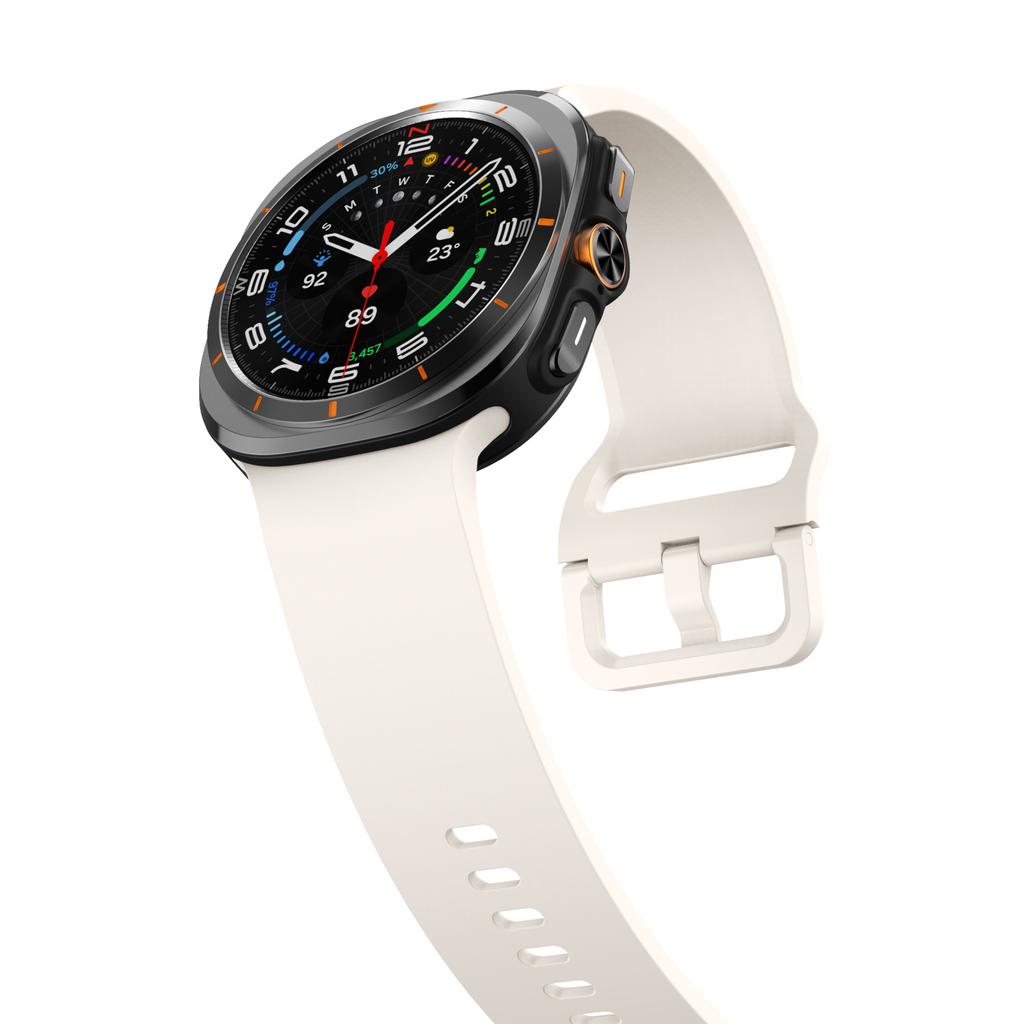 Sports Soft Silicone Strap For Samsung Galaxy Watch Ultra 47mm Band Bracelet For Samsung Watch Ultra Wristband Accessories