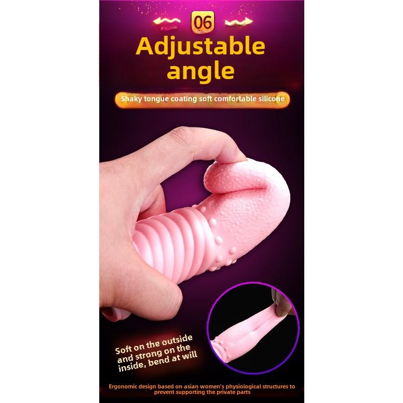 Tongue Licker Heated Female Masturbator Clitoral Stimulation Flirting Massage Vibrator Sex Toys