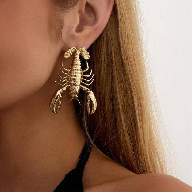 Fashionable Sea Style Earrings Crab/Lobster Ear Accessories For Girls Handmade Statement Jewelry