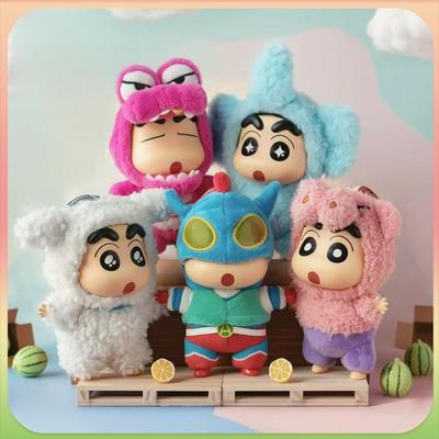 TOPTOY Crayon Shin-Chan Play Party Series Blind Box Vinyl Doll Mystery Box Anime Figure Room Decoration Collection Kids Gifts