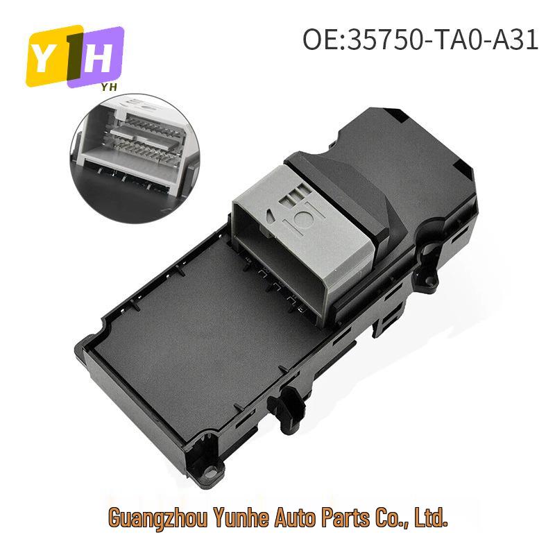 35750-TA0-A31: Compatible Power Window Switch for Honda Spirior