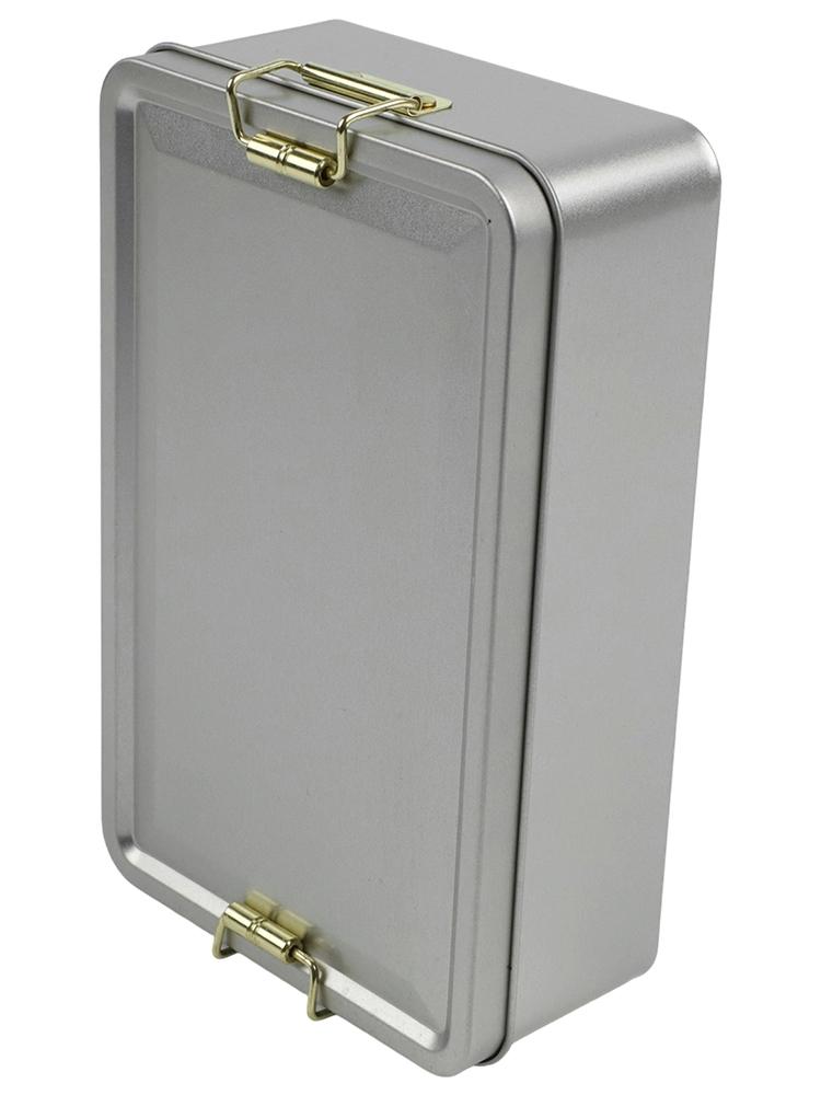 Kovové dózy na skladování Nádoba na čaj Obsah balení Obdélníkové Š D s víčky