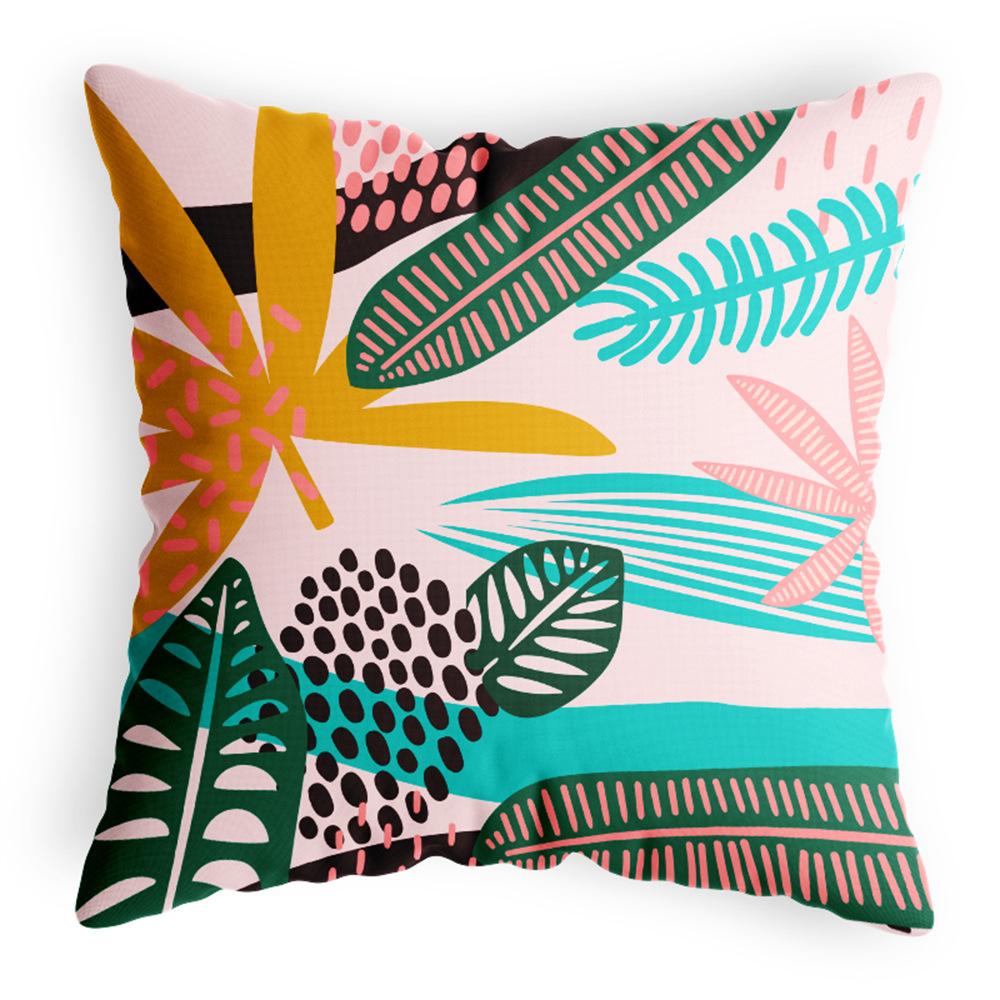 Colorful Cushion Cover for Sofa Backrest, Dining Chair, Waistrest, Office Universal Pillow Cover, Nordic Style Cushion Cover