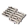 10 Pcs XLR Female Head Mini Full Metal 6 Pin Female Connector for Microphone Cable Interface