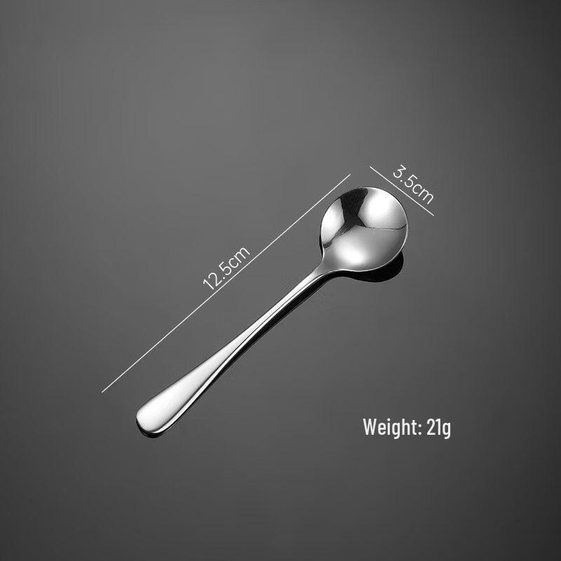 

Qianxing 304 Stainless Steel Round Spoons, Set of 10