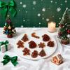 1-20PCS Christmas Tree Silicone Molds Santa Snowman Gingerbread Mold for Candy Jelly Baking Holiday Kitchen Crafts