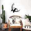 1pc Resting Panda & Bamboo Metal Wall Art – Elegant Living Room Decor for a Stylish Home Decoration