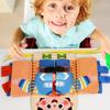 Kids' Montessori Multi-Layer Busy Board: Early Education Dressing Practice Tool