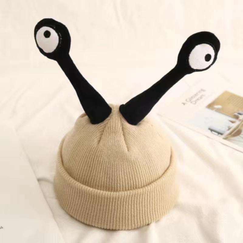 Autumn and winter new personality funny parent-child knitted hat cartoon insect tentacles wool hat trendy girl children's hat