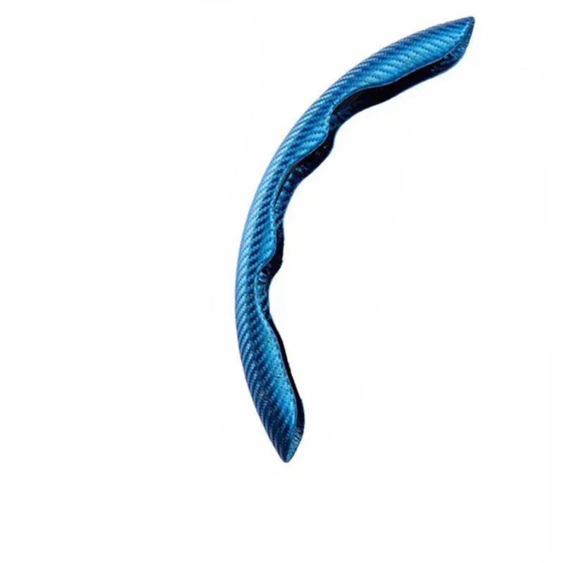 Nova camurça de fibra de carbono peças de automóvel segurança anti-deslizamento capa de volante universal protetor de volante do carro para acessório do carro