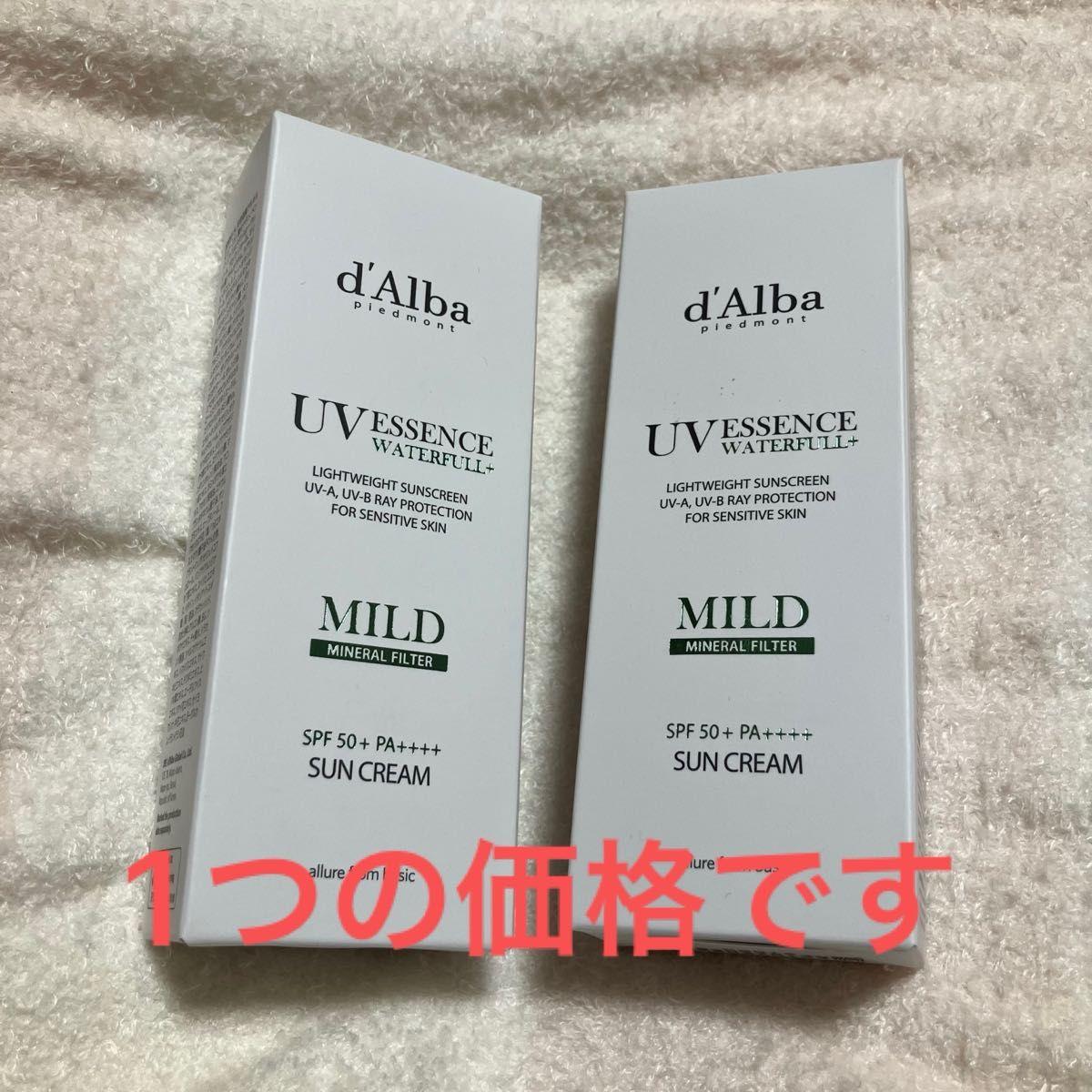 1 piece Dalba d Alba Mild Sun Cream 50ml SPF50+ Sunscreen