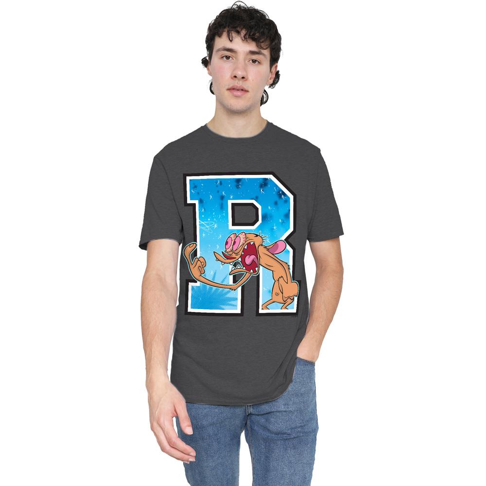 Ren & Stimpy Unisex Erwachsenen R Is For Ren T-Shirt