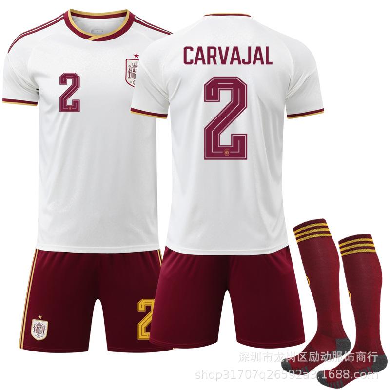 2026 No.2 Carvajal Spain Away Jersey for the USA-Mexico-Canada World Cup