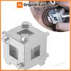 Cube Brake Caliper Compression Tool,Steel Brake Caliper Tool Car Rear Disc Brake Piston Tool,Fits 3/8" Square Driver