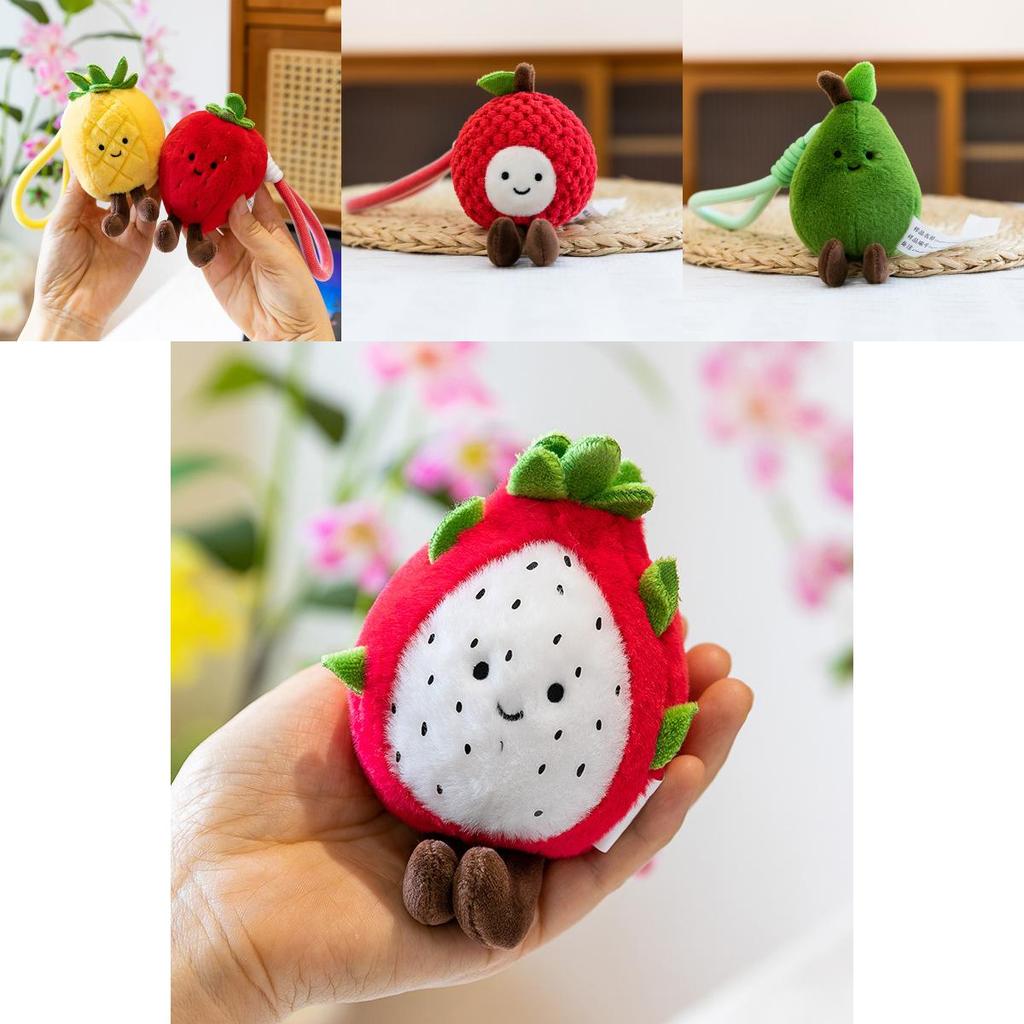 Avocado Creative Fruit Plush Toy With Pp Cotton Filling For Kids Bedroom Decor