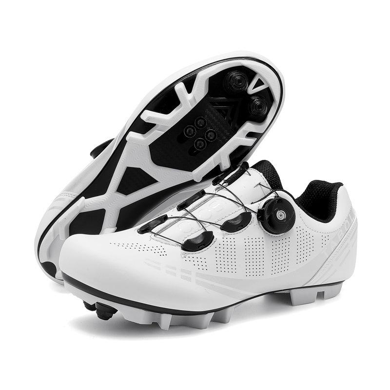 Unisex Road & Mountain Bike Cycling Shoes with Lock-Free Flat Bottom