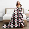 Playing Cards Symbols Fannel Fleece Throw Blanket Portable Soft Warm Cozy Blankets Lightweight Bedspread for Home Office