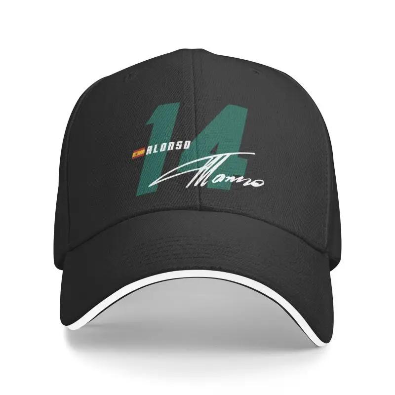 Custom Alonso 14 Signature Number Baseball Cap Unisex Women Breathable Sport Car Racing Dad Hat Outdoor
