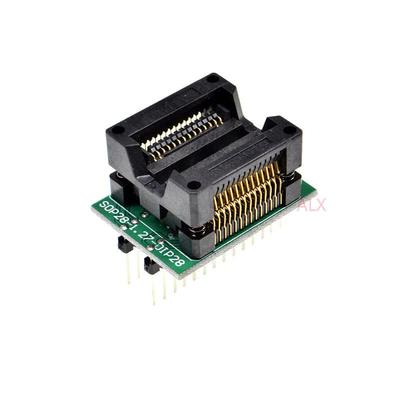 SOIC28 SOIC 28 SOP28'den DIP28 Programlayıcı Adaptör Soket Gövde Genişliği 7.5MM 300MIL IC Soket Dönüştürücü Test çipi