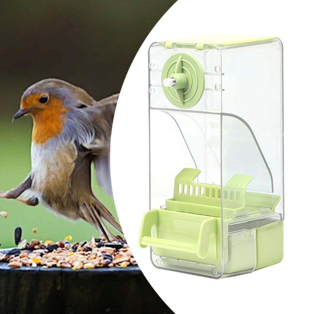 Bird Feeder Leakproof Hanging Pet Cage Feeder for Canary Cockatiel Budgies