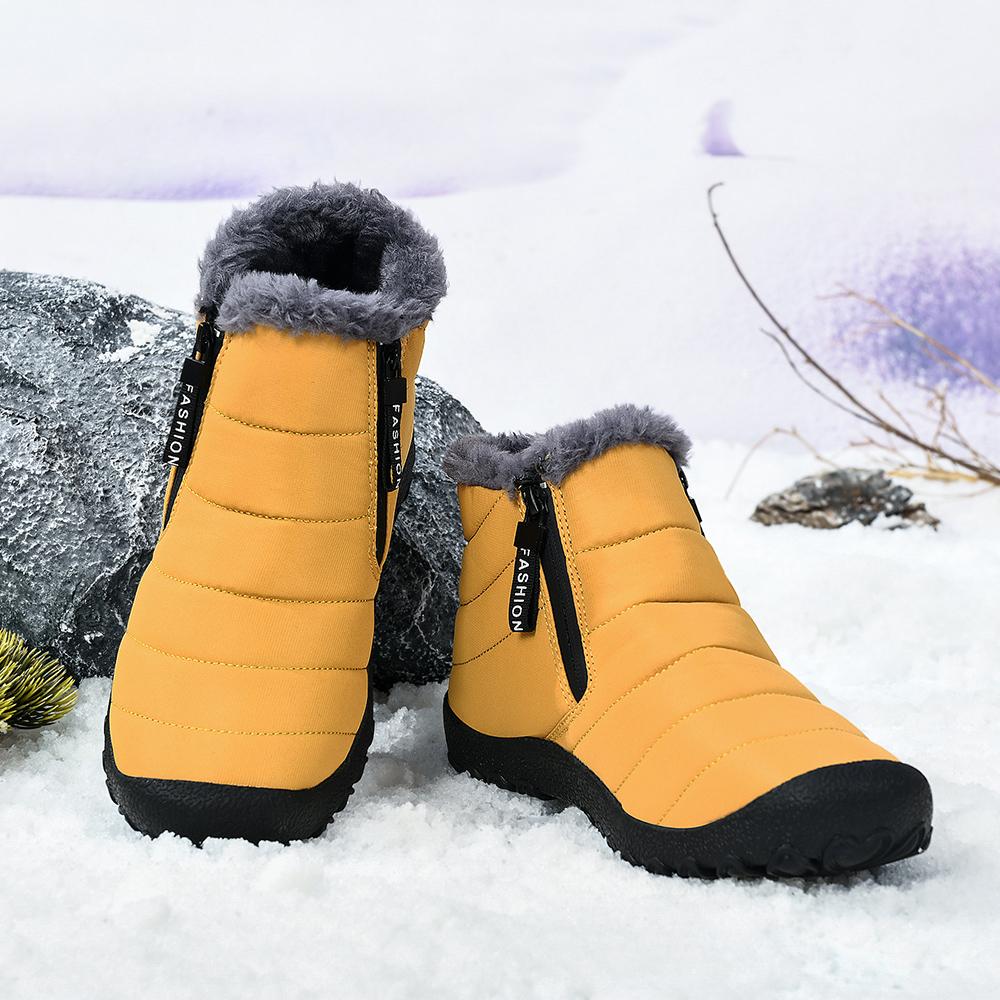 Snow Boots Men's Winter Shoes Adult Men's Flat Shoes Waterproof Anti Slip Durable Cotton Shoes Ski Boots, Men's Shoes Brand 2025