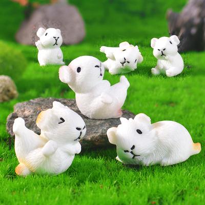 Ornements de Paysage de Jardin Hollandais d'Animaux Mignons Dessin Animé Cochon Hollandais Accessoires de Décoration de Table