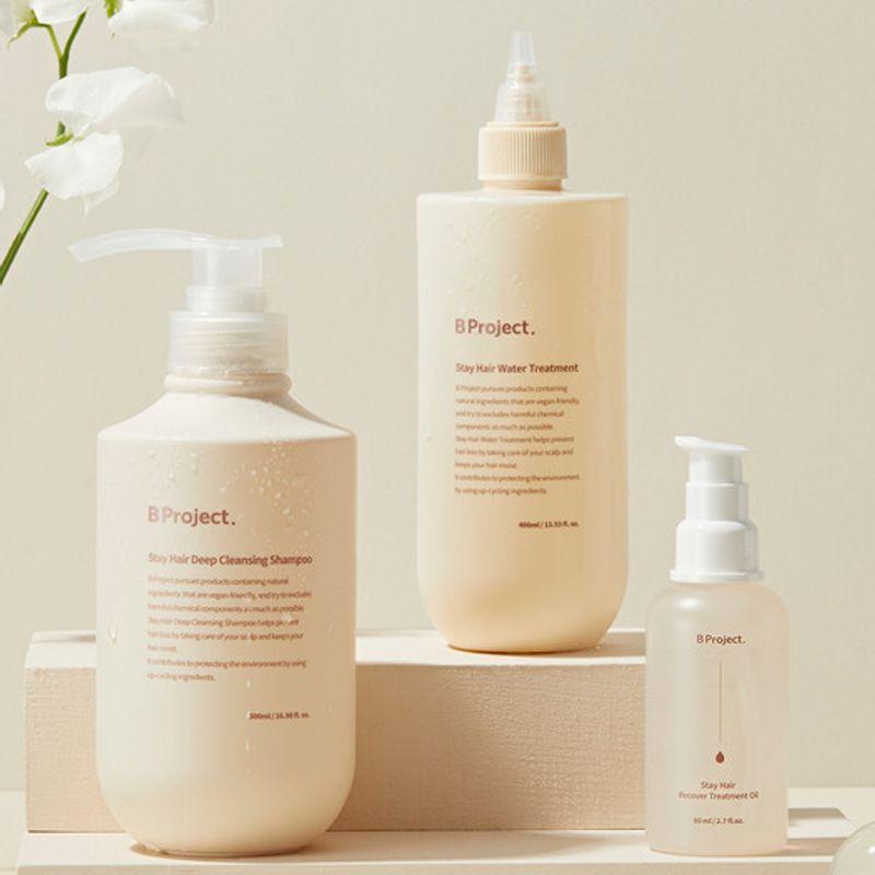 [Set] Vegan Stay Hair Shampoo + Treatment + Oil (Protein/Volume Up/Scalp Care)