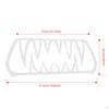 Front Grill Trim Grille Teeth Insert Premium High Performance Lower Protector Directly Replace