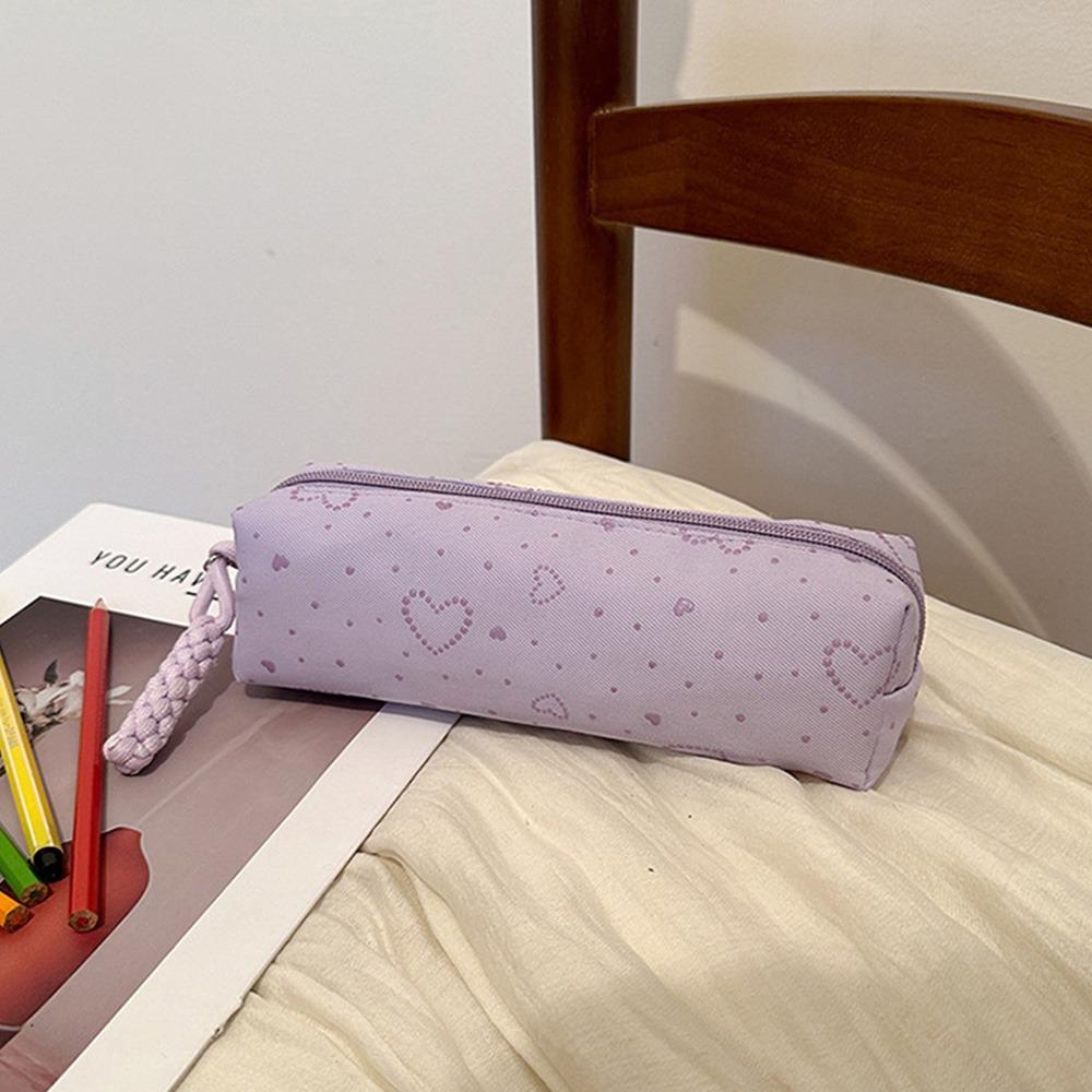 Large Capacity Pen Bag Canvas Pencil Pouch Multi-functional Pencil Case  Gift
