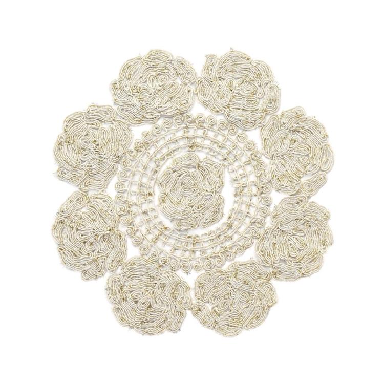 

Decorative Floral Laces Coasters And Placemat Set Elegant Table Decoration Mats For Elegant Dining Experience 1