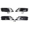 Front Left Driver Side Bumper Fog Light Lamp Hole Cover Grille Molding Trim Replacement Durable for A6C7 2016-2018