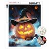 Halloween Pumpkin Witch Hat Pearl Painting Handmade Diy Art Bead Home Decoration Painting
