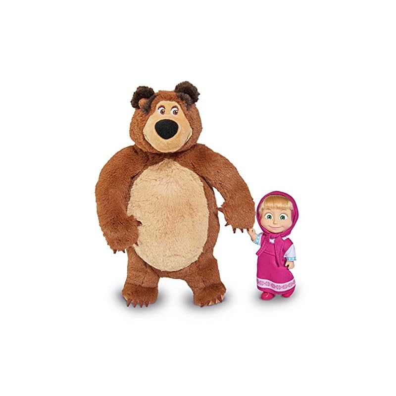 Witthart Masha and the Bear Doll Set Masha and the Bear 9.8 inches