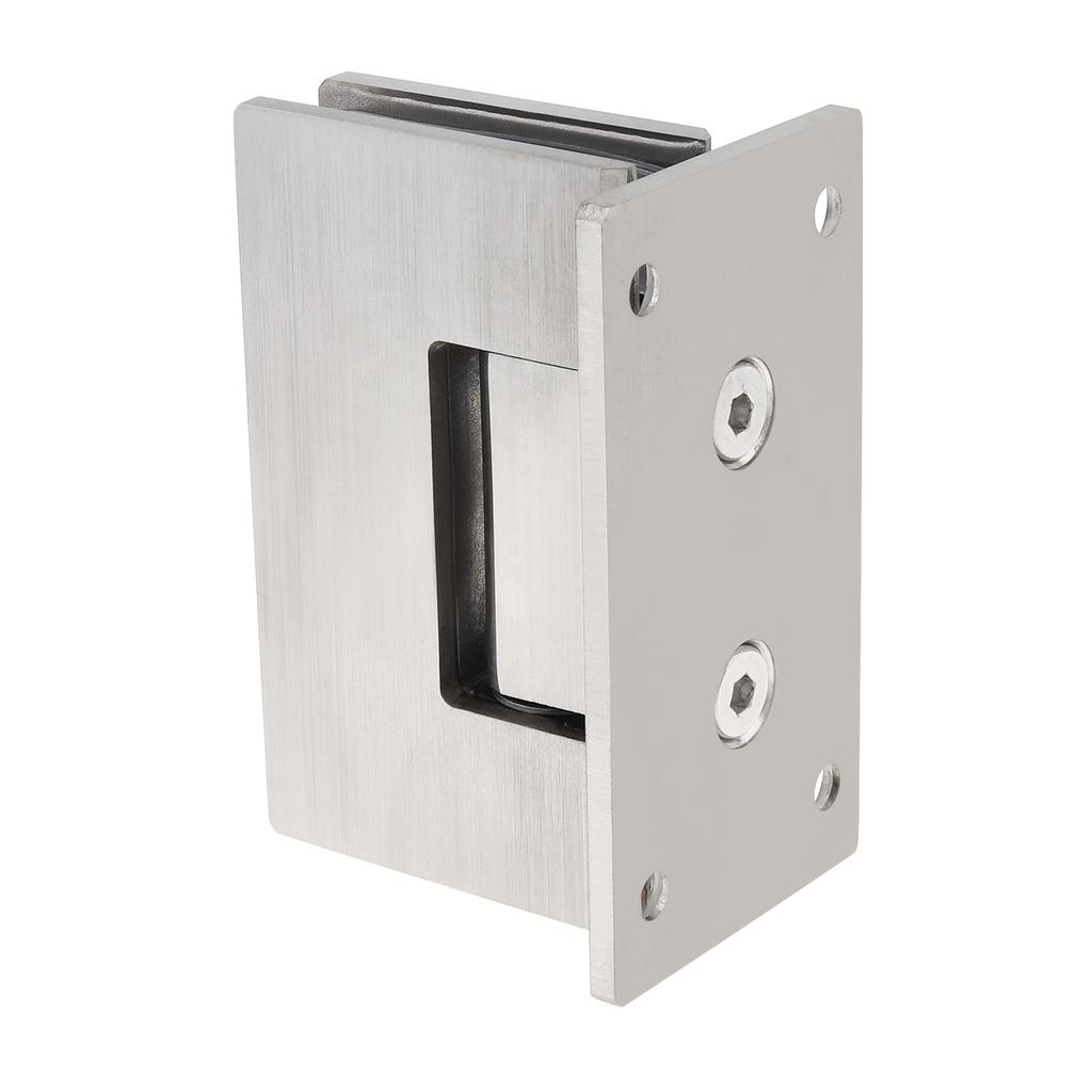 2Pcs 90 Degree Stainless Steel Glass Door Hinge Household Bathroom Cabinet Rotary Connection Hardware Accessories