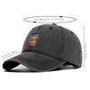 Pc Mehrfarbig Handbemalt Fischschwarm Muster Gedruckte Baseballkappe Trendiges Individuelles Design Unisex Verstellbare Schnabelkappe S