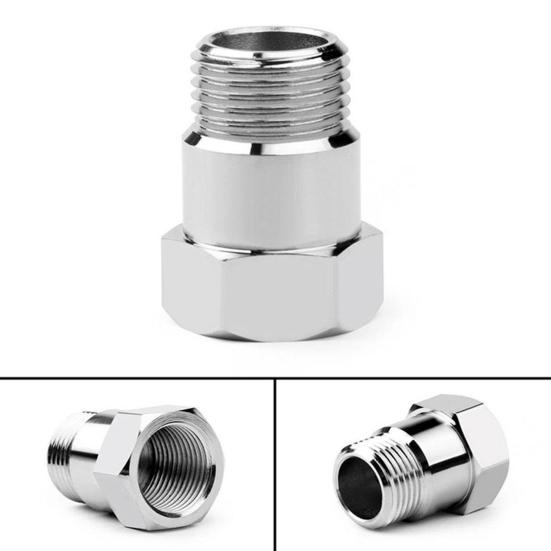 M18x1.5 O2 Sensor Spacer Extension 32mm Oxygen Sensor Adapter with Nickel Plated Anti-Fouler Universal Automotive Exhaust Accessories