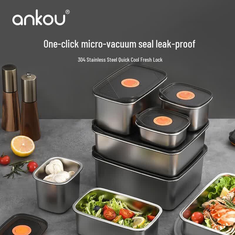 Ankou 304 Stainless Steel Food Storage Container