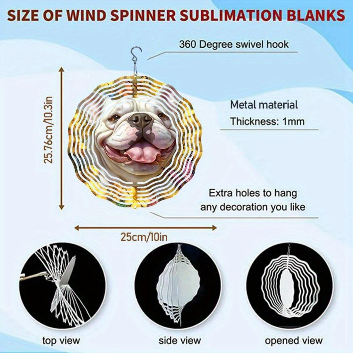 

Metal Wind Chime with Dog and Butterfly Design Rotating Hook Outdoor Indoor Hanging Decor for Patio Porch Yard Durable Creative Gift Idea