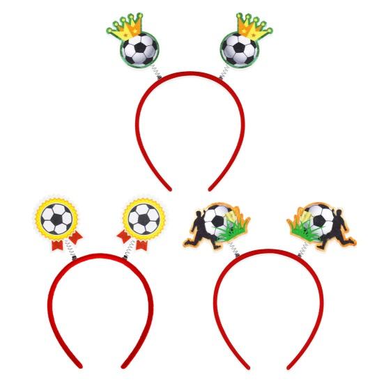 Football Headband Soft Lightweight Stretchy Fit Hair Hoop Football Match Cheering Props Game