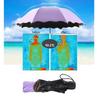 Blühender im Wasser Regenschirm 3-fach faltbare Sonnenschirme Tragbare Sonnenschirme für Reisen und Outdoor-Aktivitäten Damengeschenk