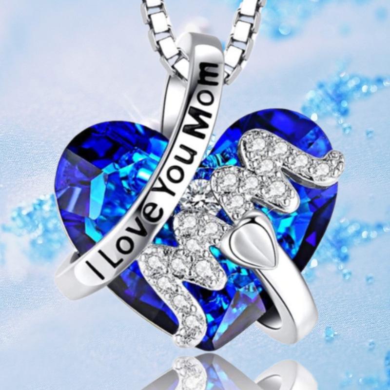 Luxury INS-Style Mother's Day Necklace Pendant - Commemorative Niche Accessory, Europe-America Trend