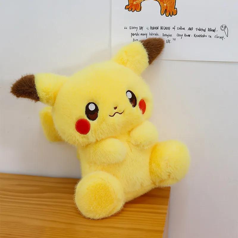Very Soft Chubby Pikachu Plush Toy Fluffy Stuffed Anime Huggable Plushies Cute Anime Game Character Doll For Bedtime Hug Gifts