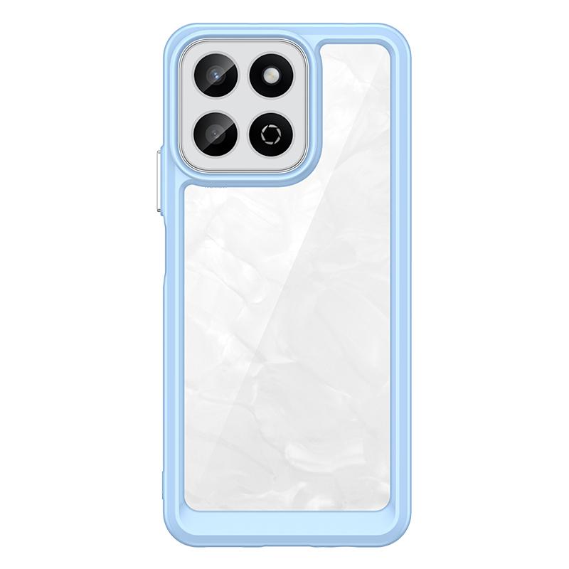 Transparent Case For Honor X7c Case Anti-knock Silicone Colorful Full Back Cover For Honor X7c Case For Honor X7c X7 c 6.77 inch